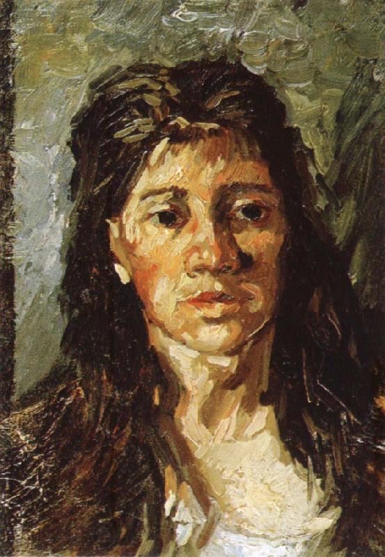 Vincent Van Gogh Study of Portrait of woman Norge oil painting art